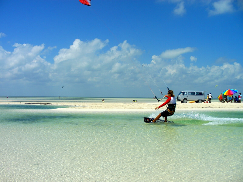 kite surfing isla blanca