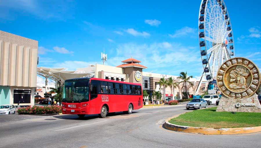 autobus zona hotelera cancun