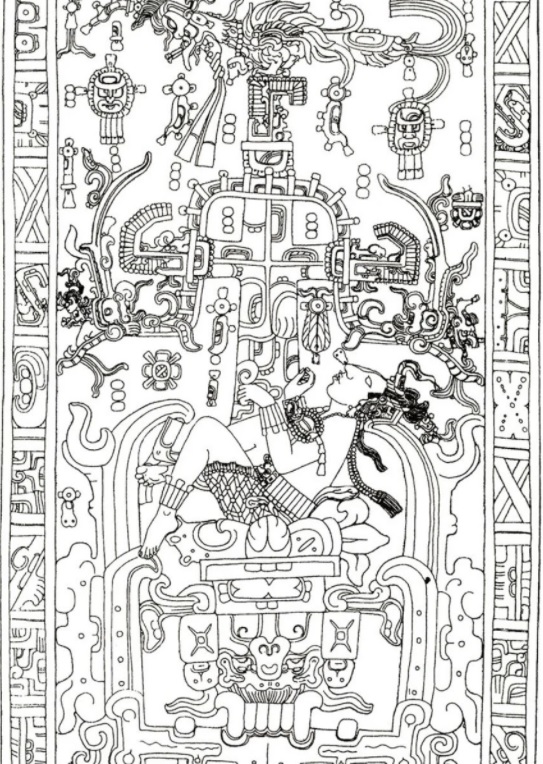 pakal mayan symbol for astronaut