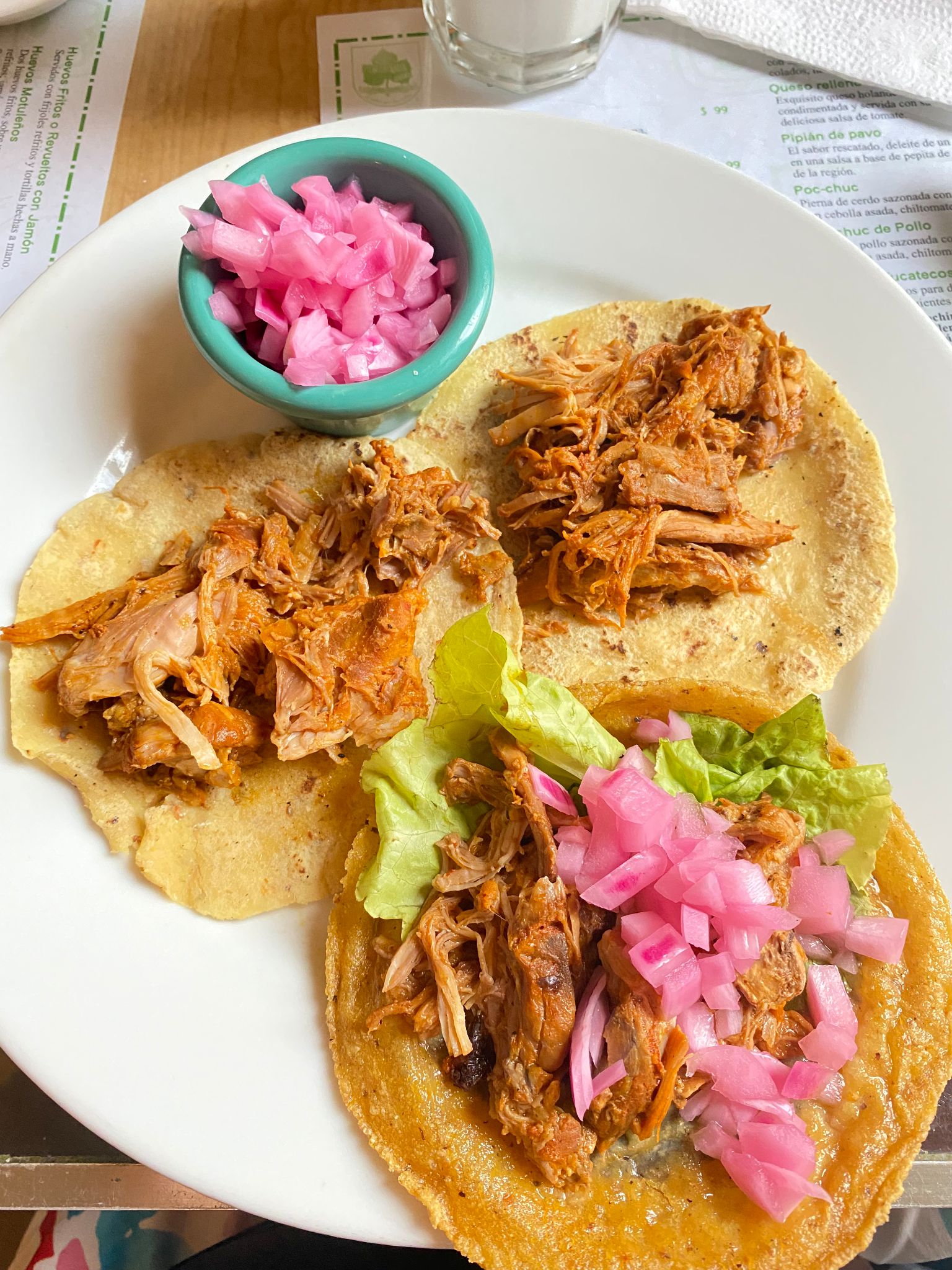 Tacos de cochinita pibil en Mérida