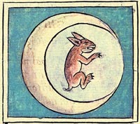 Mayan myth rabbit in the moon