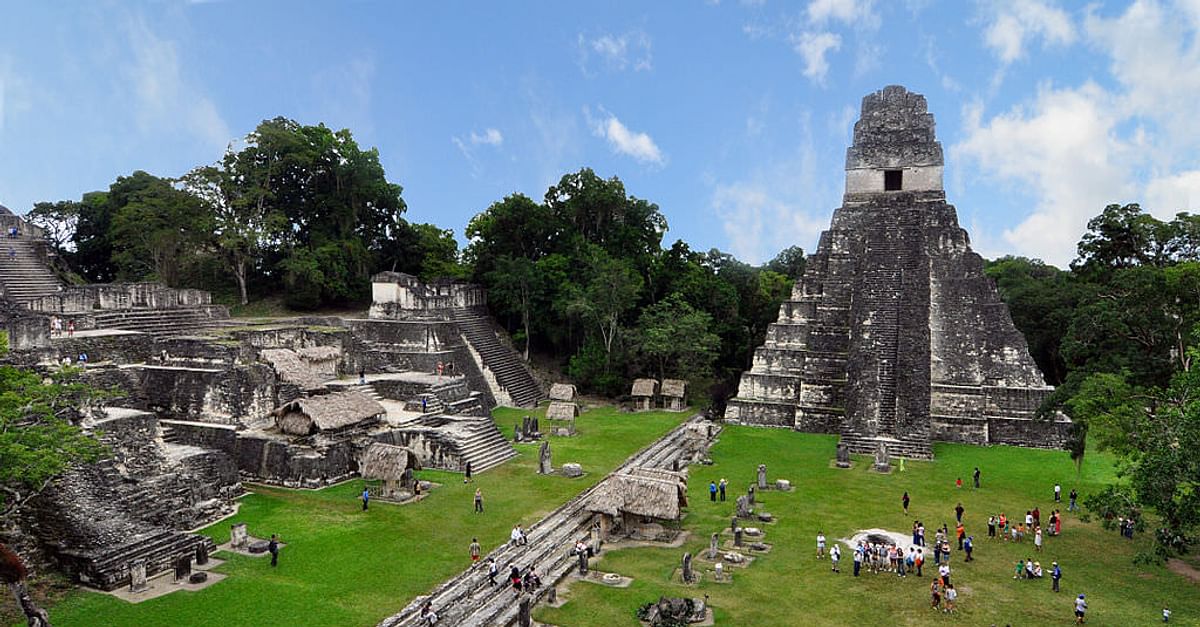 Mayan Pyramids of Tikal in Guatemala