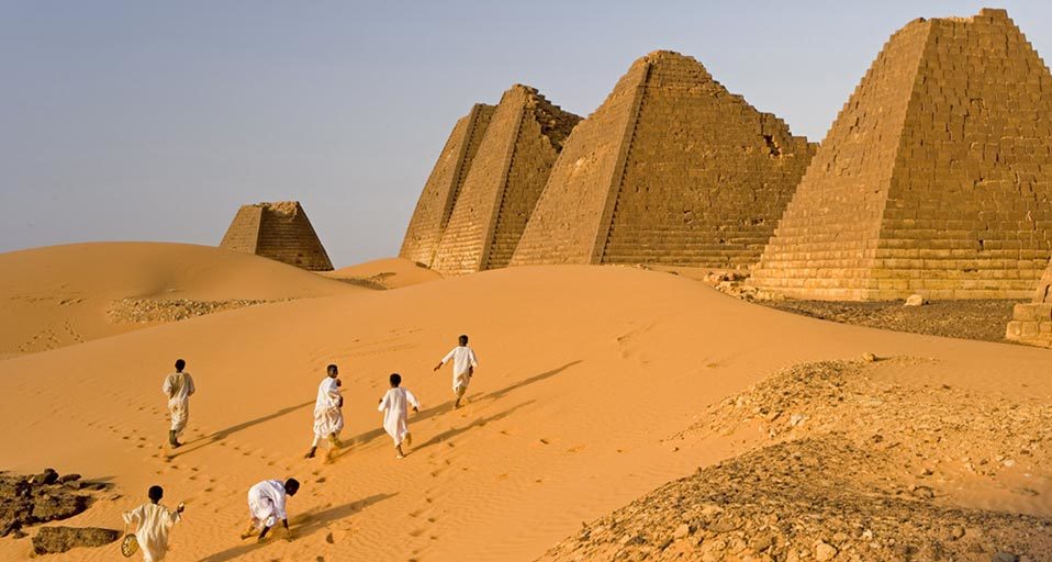 The Nubian Pyramids in Sudan