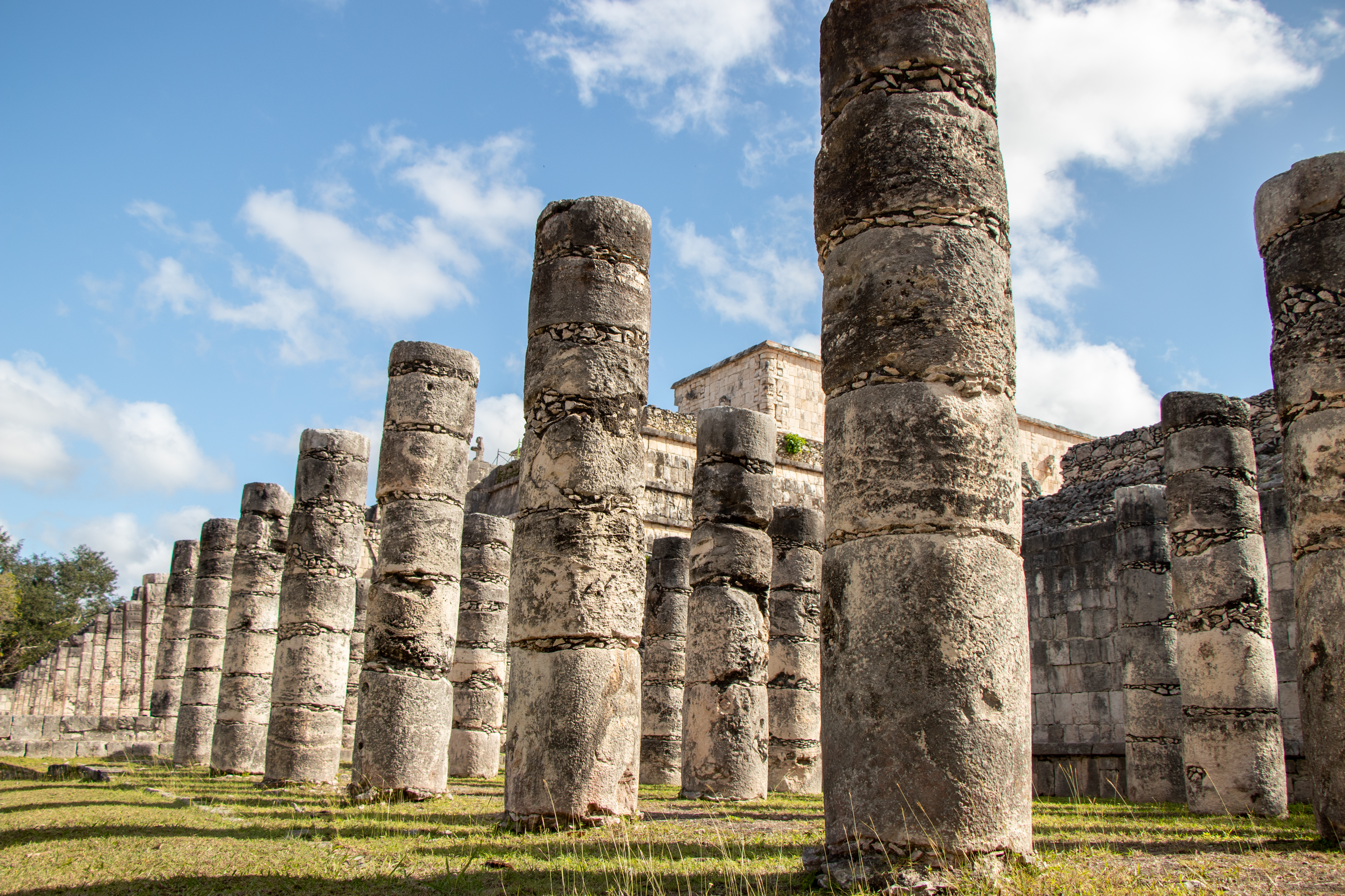 The thousand columns at Chichen Itza