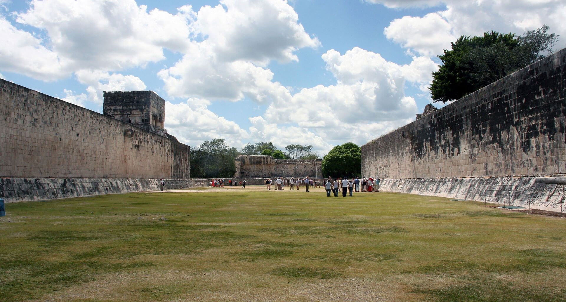 The Great Ball Court at Chichen Itza
