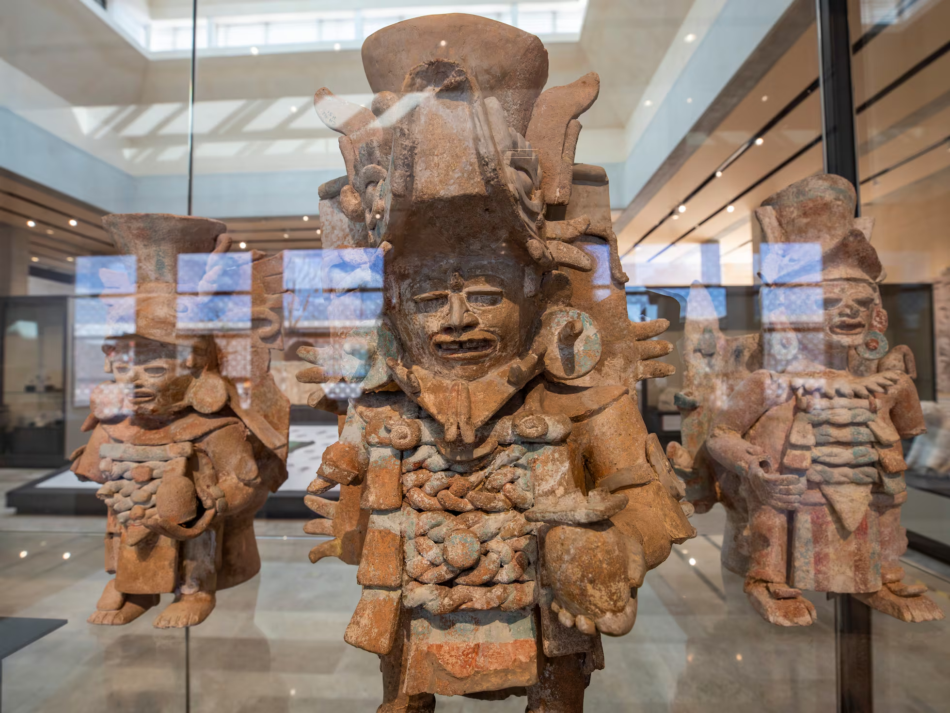 Pieza arqueológica en el Gran Museo de Chichen Itza