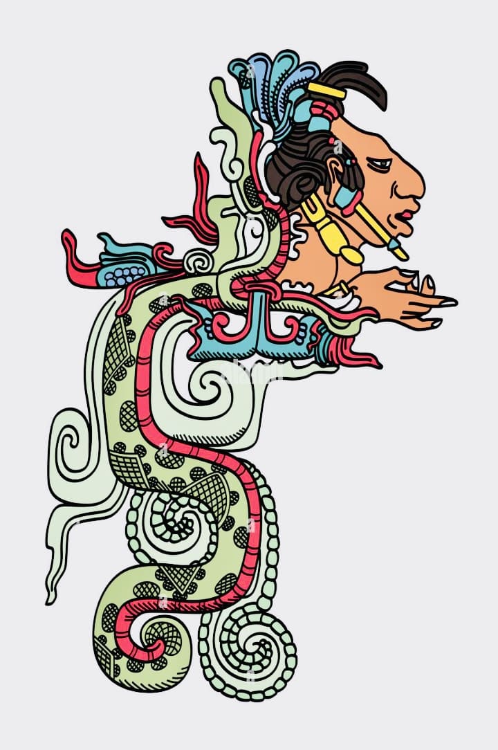 God Kukulkan by Maya Mythology